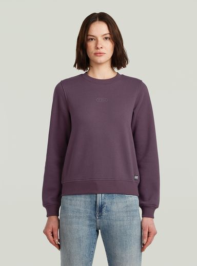 Center Chest Logo Crew Sweater